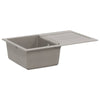 Allas Harmaa 780 x 500 mm 80% kvartsia ja 20% hartsia