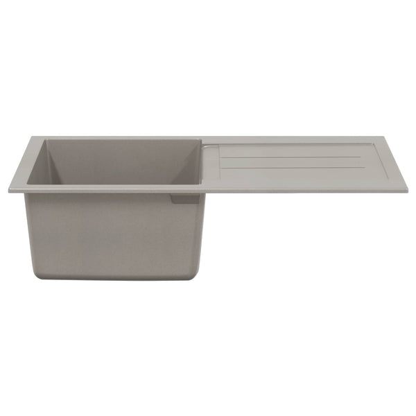 Allas Harmaa 780 x 500 mm 80% kvartsia ja 20% hartsia