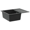 Allas Musta 620 x 500 mm 80% kvartsia ja 20% hartsia