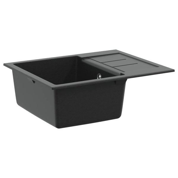 Allas Musta 620 x 500 mm 80% kvartsia ja 20% hartsia