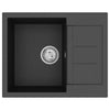 Allas Musta 620 x 500 mm 80% kvartsia ja 20% hartsia