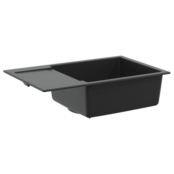 Allas Musta 780 x 500 mm 80% kvartsia ja 20% hartsia