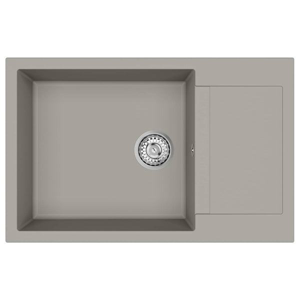 Allas Harmaa 780 x 500 mm 80% kvartsia ja 20% hartsia