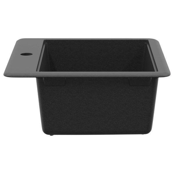 Allas 80% kvartsia ja 20% hartsia 470 x 440 mm Musta