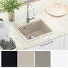 Allas 80% kvartsia ja 20% hartsia 470 x 440 mm Beige