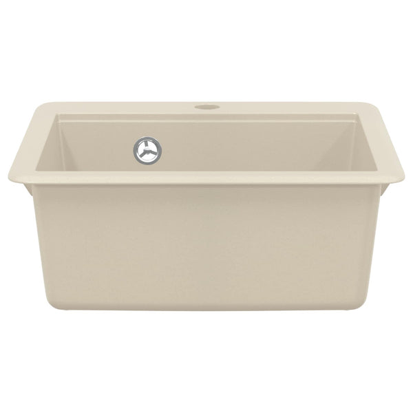 Allas 80% kvartsia ja 20% hartsia 470 x 440 mm Beige