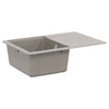 Allas 80% kvartsia ja 20% hartsia 670 x 460 mm Harmaa