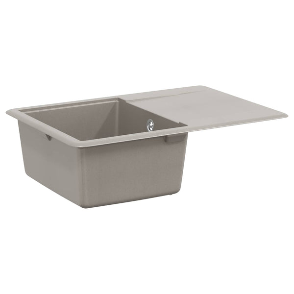 Allas 80% kvartsia ja 20% hartsia 670 x 460 mm Harmaa