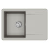 Allas 80% kvartsia ja 20% hartsia 670 x 460 mm Harmaa