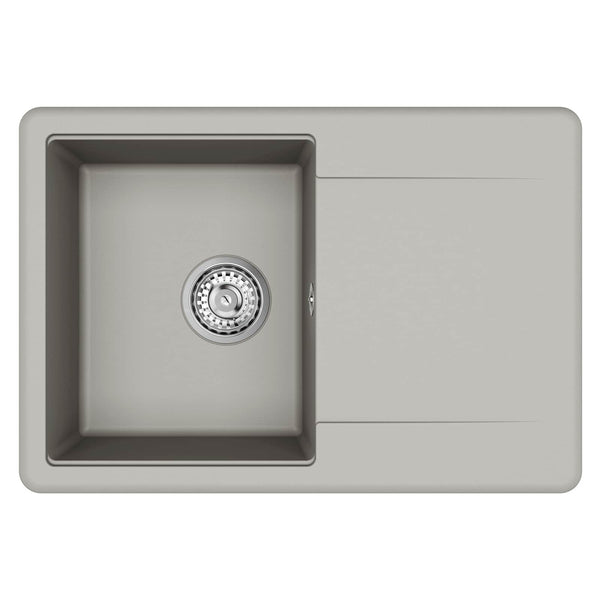 Allas 80% kvartsia ja 20% hartsia 670 x 460 mm Harmaa