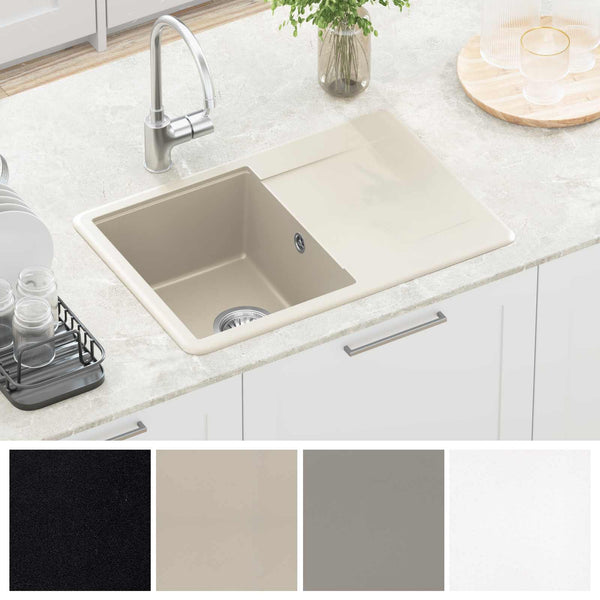 Allas 80% kvartsia ja 20% hartsia 670 x 460 mm Beige