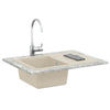 Allas 80% kvartsia ja 20% hartsia 670 x 460 mm Beige