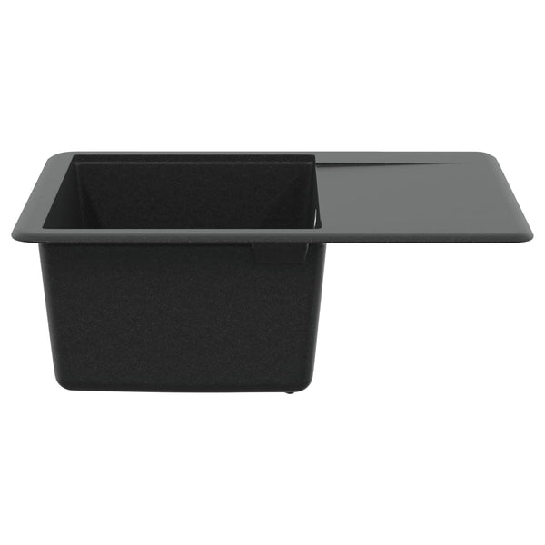 Allas 80% kvartsia ja 20% hartsia 560 x 460 mm Musta