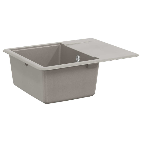Allas 80% kvartsia ja 20% hartsia 560 x 460 mm Harmaa