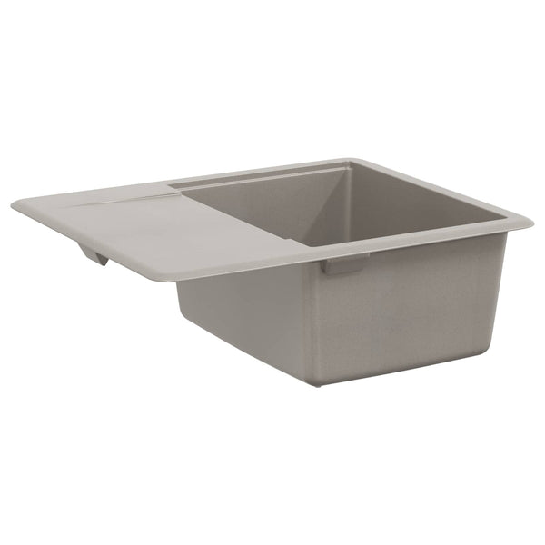 Allas 80% kvartsia ja 20% hartsia 560 x 460 mm Harmaa