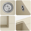 Allas 80% kvartsia ja 20% hartsia 560 x 460 mm Beige