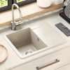 Allas 80% kvartsia ja 20% hartsia 560 x 460 mm Beige