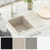 Allas 80% kvartsia ja 20% hartsia 560 x 460 mm Beige