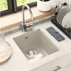 Allas 80% kvartsia ja 20% hartsia 370 x 460 mm Beige
