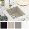Allas 80% kvartsia ja 20% hartsia 370 x 460 mm Beige