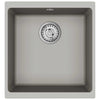 Allas 80% kvartsia ja 20% hartsia 430 x 460 mm Harmaa
