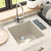 Allas 80% kvartsia ja 20% hartsia 430 x 460 mm Beige