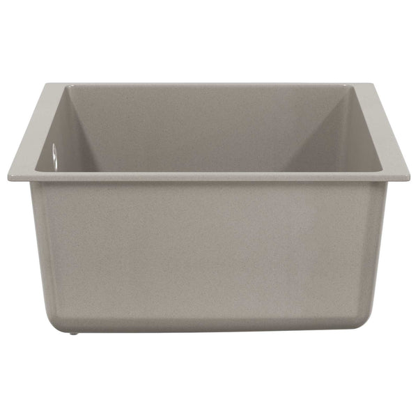 Allas 80% kvartsia ja 20% hartsia 530 x 460 mm Harmaa