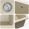 Allas 80% kvartsia ja 20% hartsia 530 x 460 mm Beige