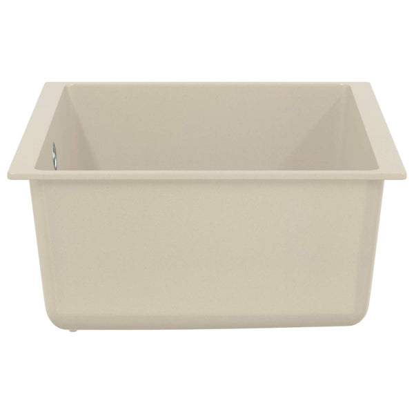Allas 80% kvartsia ja 20% hartsia 530 x 460 mm Beige