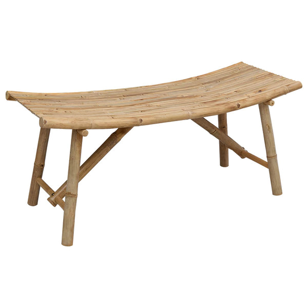 Puutarhapenkki 110 x 45 x 50 cm Bambusta Luonnollinen