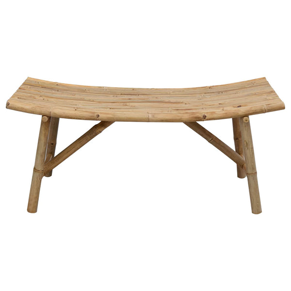 Puutarhapenkki 110 x 45 x 50 cm Bambusta Luonnollinen