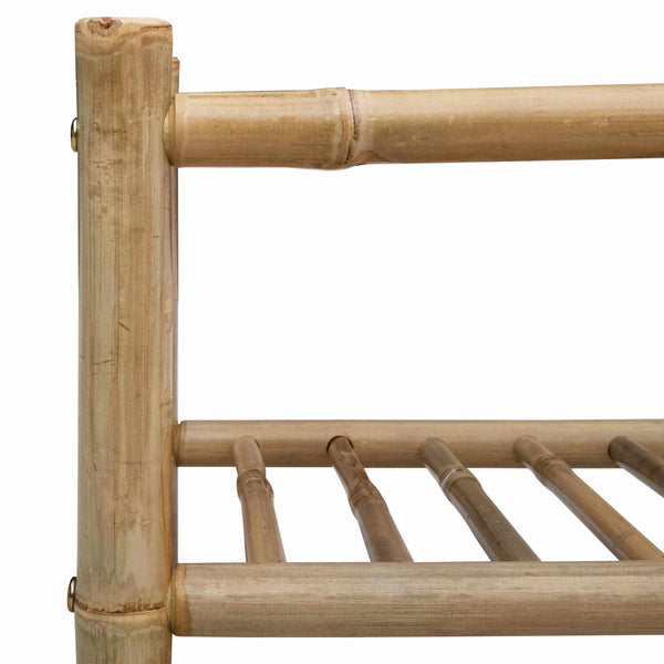 Kenkäteline 68 x 28 x 96 cm Bambu Luonnollinen