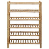 Kenkäteline 68 x 28 x 96 cm Bambu Luonnollinen