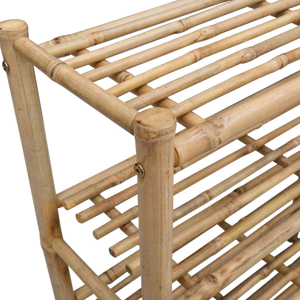 Kenkäteline 88 x 27 x 80 cm Bambu Luonnollinen