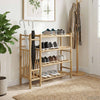 Kenkäteline 88 x 27 x 80 cm Bambu Luonnollinen