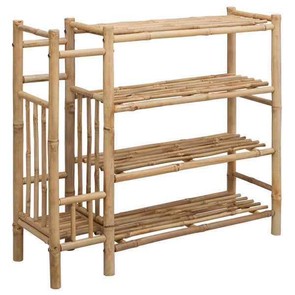 Kenkäteline 88 x 27 x 80 cm Bambu Luonnollinen