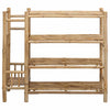 Kenkäteline 88 x 27 x 80 cm Bambu Luonnollinen