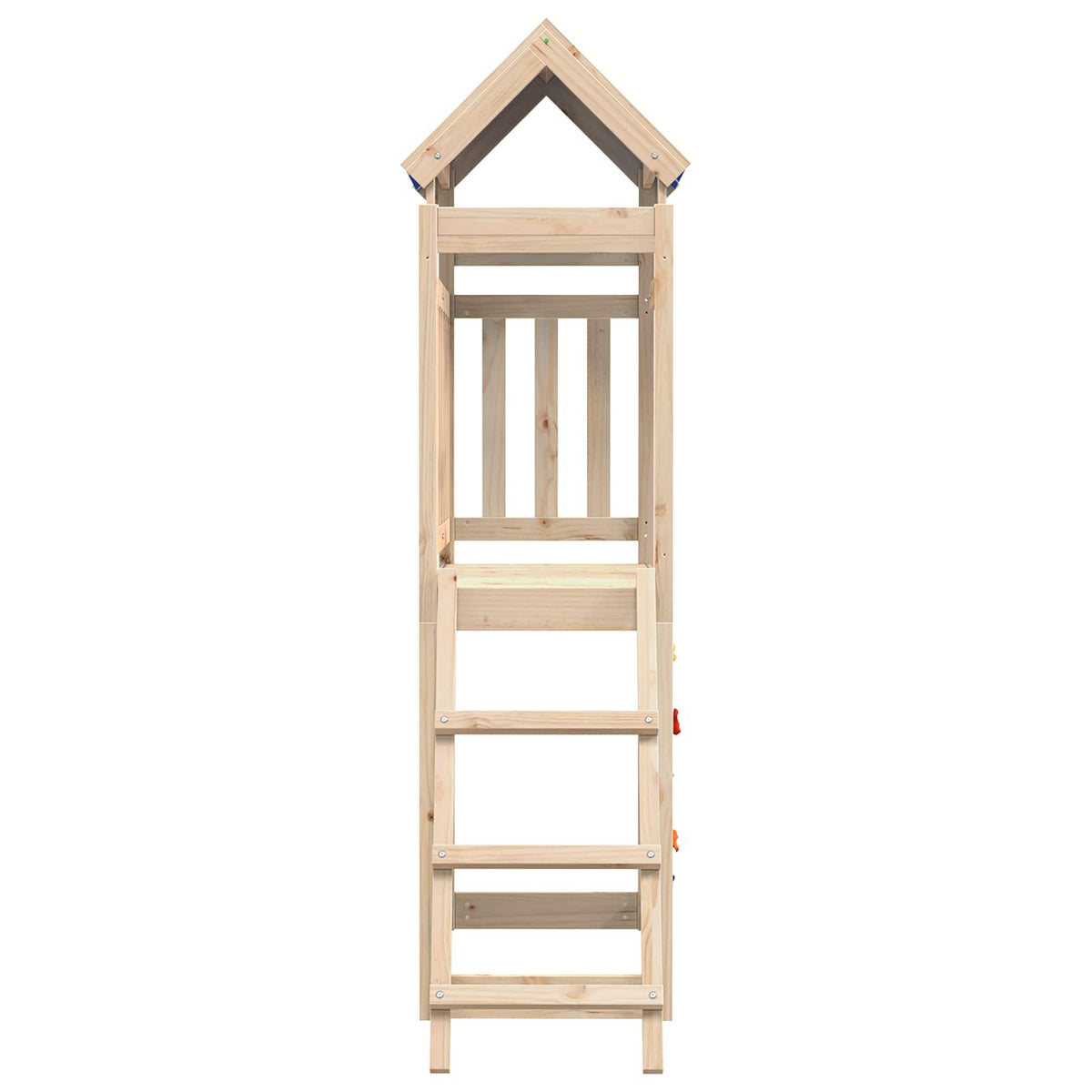 Leikkitorni Luonnollinen 110,5 x 52,5 x 215cm Täysi mänty