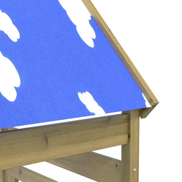 Leikkitorni Ruskea 52,5 x 85 x 265 cm Kyllästetty täyspuu