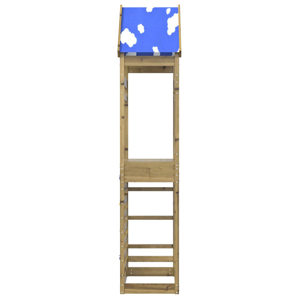 Leikkitorni Ruskea 52,5 x 85 x 265 cm Kyllästetty täyspuu