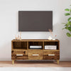 TV-kaappi 102 x 36 x 50 cm Vanha puu Tekninen puu