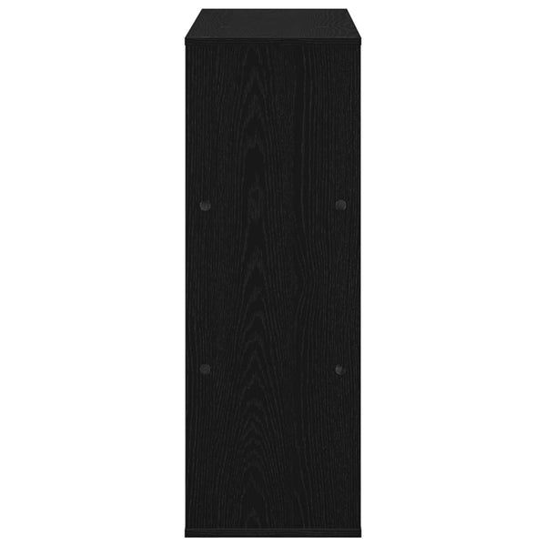 Kirjahylly 4 tasoa 100 x 33 x 94,5 cm Tekninen puu Musta tammi.