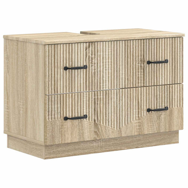 3-osainen kylpyhuonekaappisarja HOORN Sonoma-tammi Tekninen puu