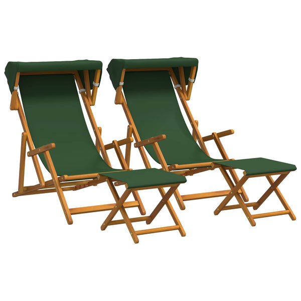 Laituri 4 pcs 3 Sijainti Tiheä Eukalyptuspuu Vihreä