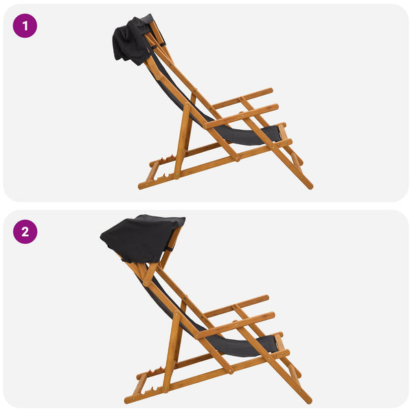 Laituri 4 pcs 3 Sijainti Tiheä Eukalyptuspuu Musta