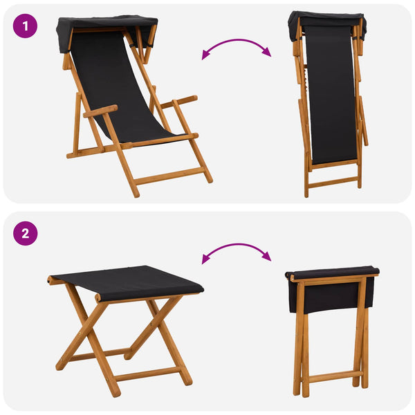Laituri 4 pcs 3 Sijainti Tiheä Eukalyptuspuu Musta