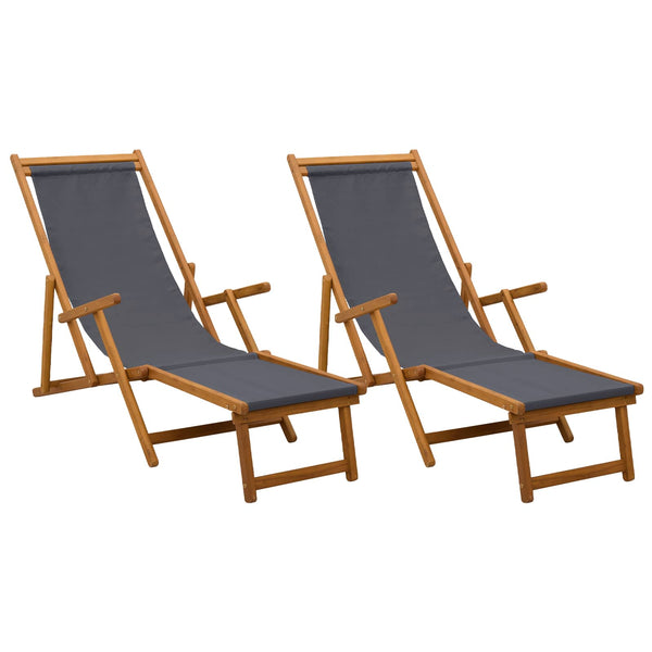 Taittuva aurinkotuoli 2 pcs 3 Sijainti Tiheä Eukalyptuspuu