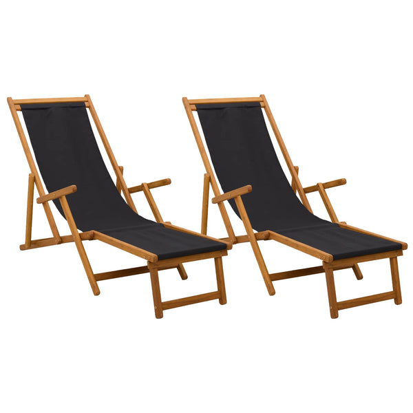 Taittuva aurinkotuoli 2 pcs 3 Sijainti Tiheä Eukalyptuspuu
