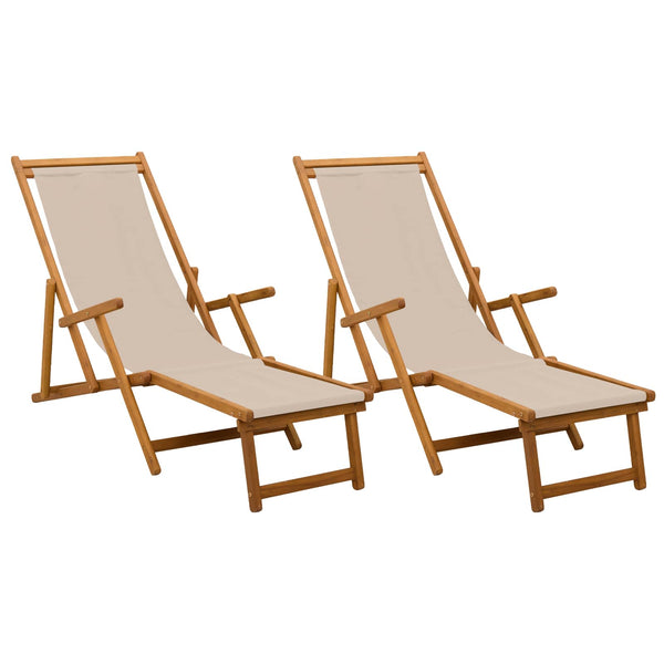 Taittuva aurinkotuoli 2 pcs 3 Sijainti Tiheä Eukalyptuspuu