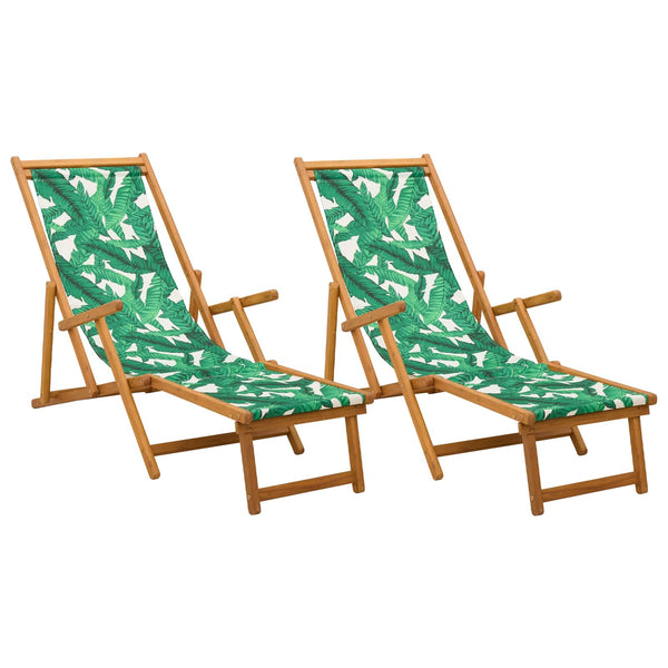 Taittuva aurinkotuoli 2 pcs 3 Sijainti Tiheä Eukalyptuspuu